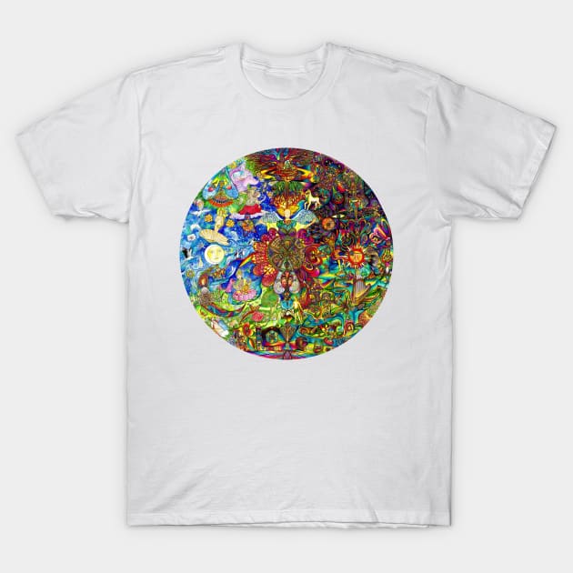 a LOVE mandala T-Shirt by ARTofDiNo